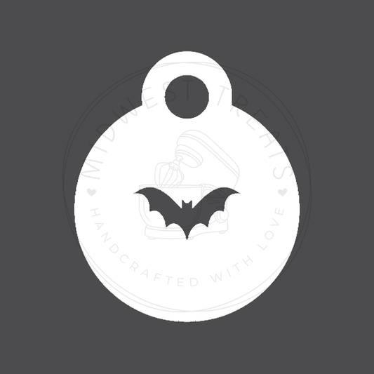 Bat 1 Macaron Stencil